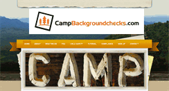 Desktop Screenshot of campbackgroundchecks.com